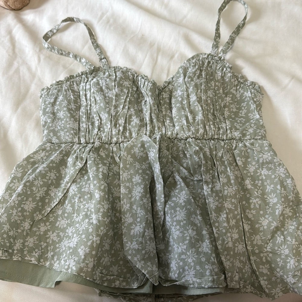 Hollister babydoll tank top